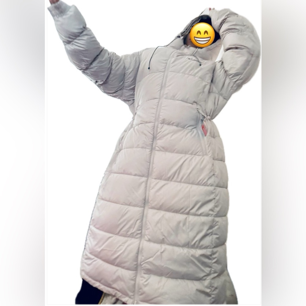 Columbia Pike Lake II Long Stone Color Puffer Coat